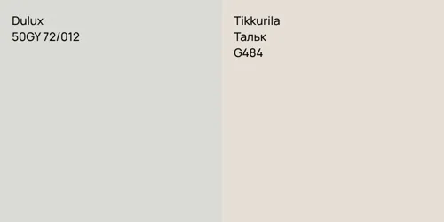50GY 72/012 null vs G484 Тальк