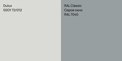 50GY 72/012 null vs RAL 7040 Серое окно