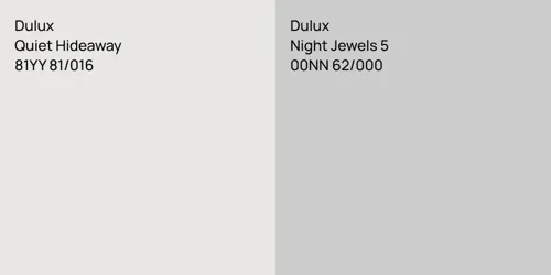 81YY 81/016 Quiet Hideaway vs 00NN 62/000 Night Jewels 5