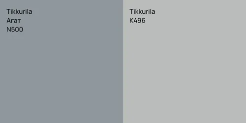 N500 Агат vs K496 