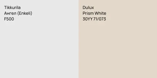 F500 Ангел (Enkeli) vs 30YY 71/073 Prism White
