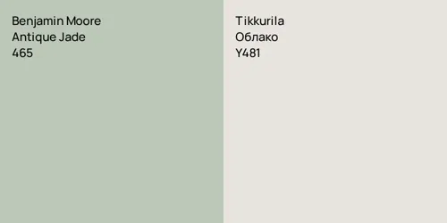 465 Antique Jade vs Y481 Облако