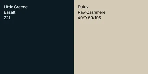 221 Basalt vs 40YY 60/103 Raw Cashmere