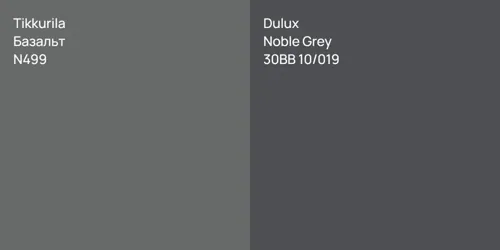 N499 Базальт vs 30BB 10/019 Noble Grey