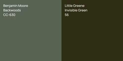 CC-630 Backwoods vs 56 Invisible Green