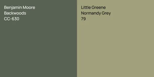 CC-630 Backwoods vs 79 Normandy Grey