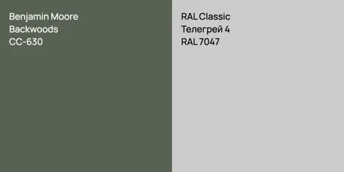 CC-630 Backwoods vs RAL 7047 Телегрей 4