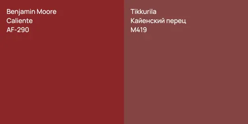 AF-290 Caliente vs M419 Кайенский перец