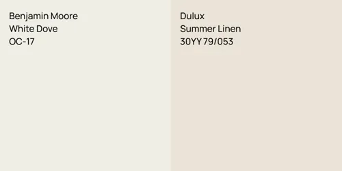 OC-17 White Dove vs 30YY 79/053 Summer Linen