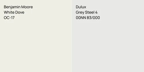 OC-17 White Dove vs 00NN 83/000 Grey Steel 4