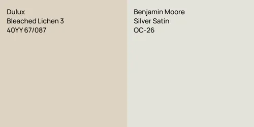 40YY 67/087 Bleached Lichen 3 vs OC-26 Silver Satin