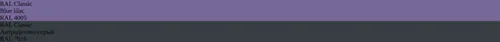 RAL 4005 Blue lilac vs RAL 7016 Антрацитово-серый