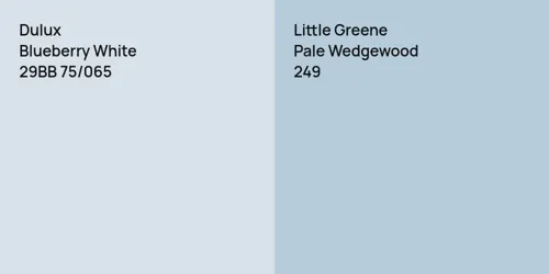 29BB 75/065 Blueberry White vs 249 Pale Wedgewood