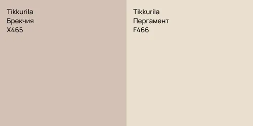 X465 Брекчия vs F466 Пергамент