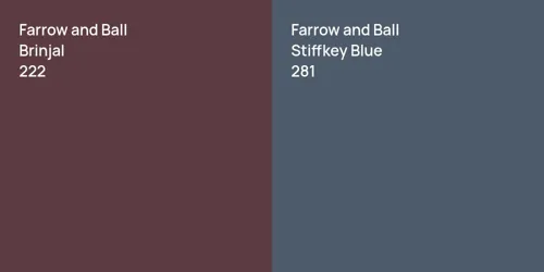 222 Brinjal vs 281 Stiffkey Blue