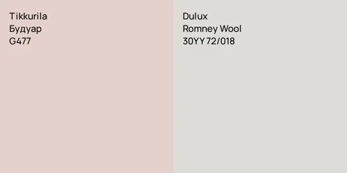 G477 Будуар vs 30YY 72/018 Romney Wool