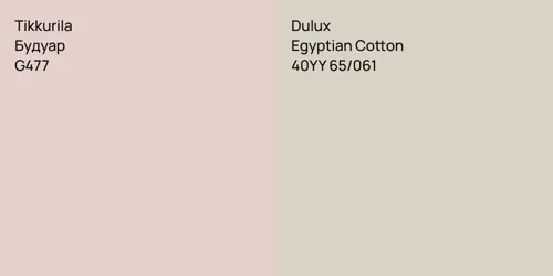 G477 Будуар vs 40YY 65/061 Egyptian Cotton