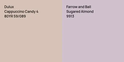 80YR 59/089 Cappuccino Candy 4 vs 9913 Sugared Almond