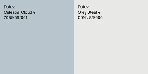 70BG 56/061 Celestial Cloud 4 vs 00NN 83/000 Grey Steel 4