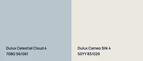 70BG 56/061 Celestial Cloud 4 vs 50YY 83/029 Cameo Silk 4