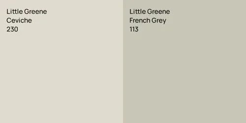 230 Ceviche vs 113 French Grey