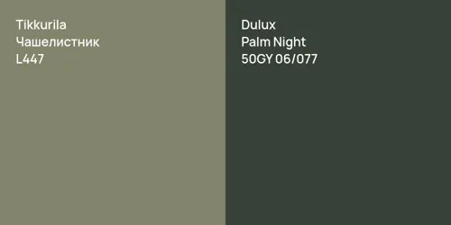 L447 Чашелистник vs 50GY 06/077 Palm Night