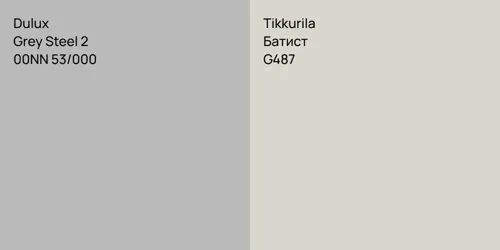 00NN 53/000 Grey Steel 2 vs G487 Батист