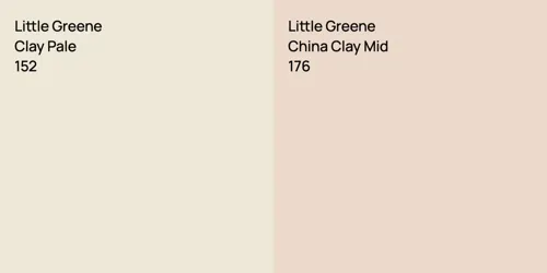 152 Clay Pale vs 176 China Clay Mid