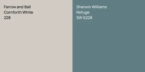 228 Cornforth White vs SW 6228 Refuge