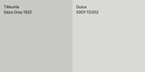 Deco Grey 1923 null vs 50GY 72/012 null