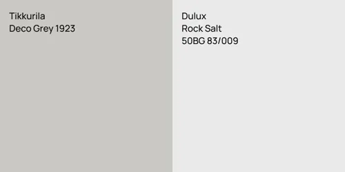 Deco Grey 1923 null vs 50BG 83/009 Rock Salt