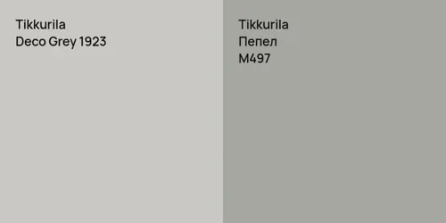 Deco Grey 1923 null vs M497 Пепел