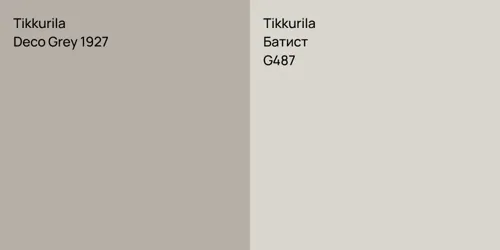 Deco Grey 1927 null vs G487 Батист