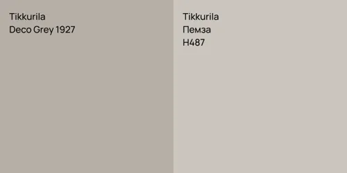 Deco Grey 1927 null vs H487 Пемза