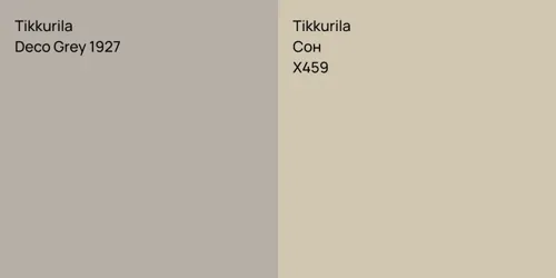 Deco Grey 1927 null vs X459 Сон