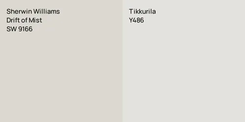 SW 9166 Drift of Mist vs Y486 null