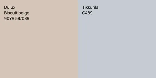 90YR 58/089 Biscuit beige vs G489