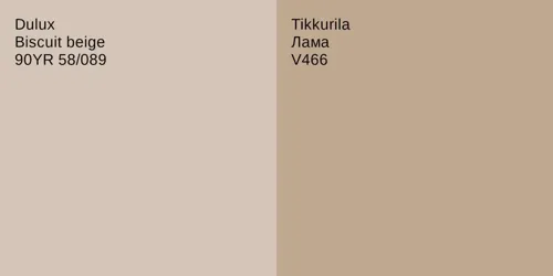 90YR 58/089 Biscuit beige vs V466 Лама