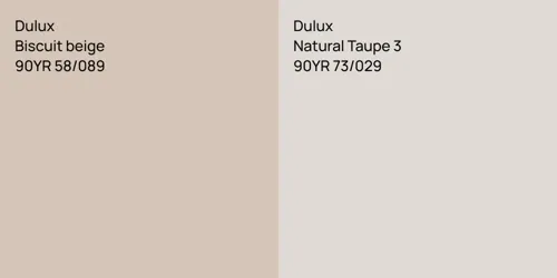 90YR 58/089 Biscuit beige vs 90YR 73/029 Natural Taupe 3