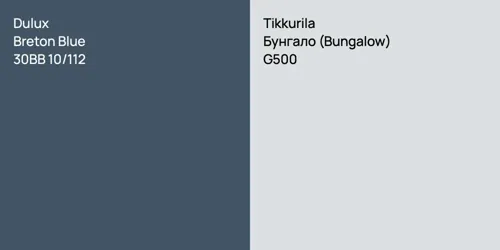 30BB 10/112 Breton Blue vs G500 Бунгало (Bungalow)