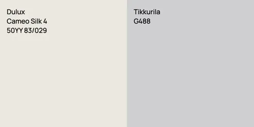 50YY 83/029 Cameo Silk 4 vs G488 