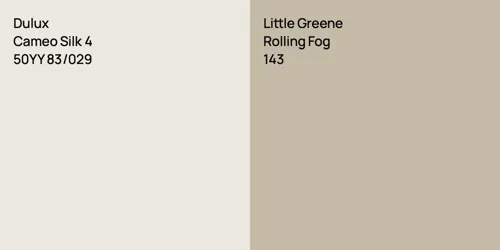 50YY 83/029 Cameo Silk 4 vs 143 Rolling Fog