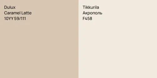 10YY 59/111 Caramel Latte vs F458 Акрополь