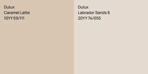 10YY 59/111 Caramel Latte vs 20YY 74/055 Labrador Sands 6