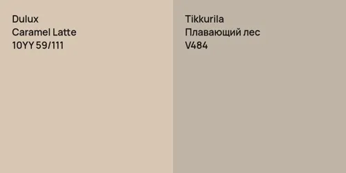 10YY 59/111 Caramel Latte vs V484 Плавающий лес