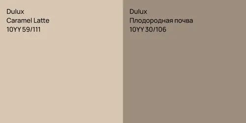10YY 59/111 Caramel Latte vs 10YY 30/106 Плодородная почва