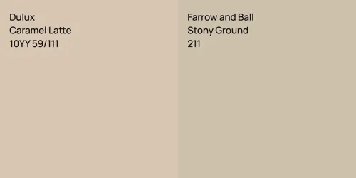 10YY 59/111 Caramel Latte vs 211 Stony Ground