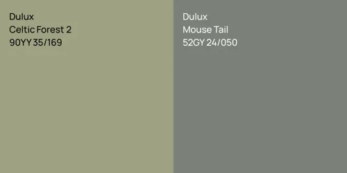 90YY 35/169 Celtic Forest 2 vs 52GY 24/050 Mouse Tail