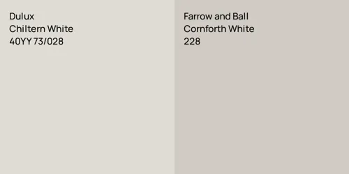 40YY 73/028 Chiltern White vs 228 Cornforth White