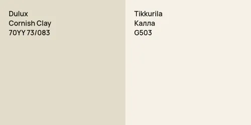 70YY 73/083 Cornish Clay vs G503 Калла